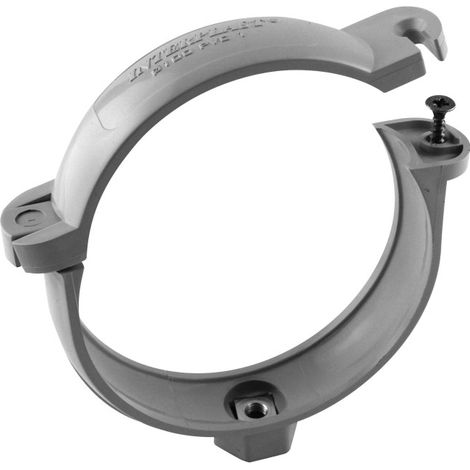 un collier de fixation gouttière ø 100 mm couleur gris - jardiboutique (1/2)