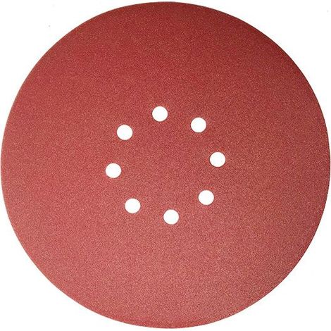 Lot de 10 disques abrasifs 225 mm Grain 240 pour ponceuse, disque à poncer diamètre 225 mm grain fin 240, 10 pièces pour ponçage professionnel et bricolage (1/3)