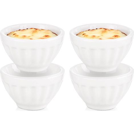Keramik-Snackschalen, 40 ml, 4er-Set, Porzellan