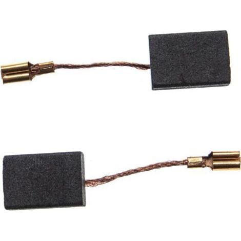 vhbw 2x Kohlebürsten 17 x 10 x 5 mm, kompatibel mit Bosch GWS 6-115, GWS 7-115, GWS 7-125, GWS 8-115 Elektrowerkzeugen (1/2)