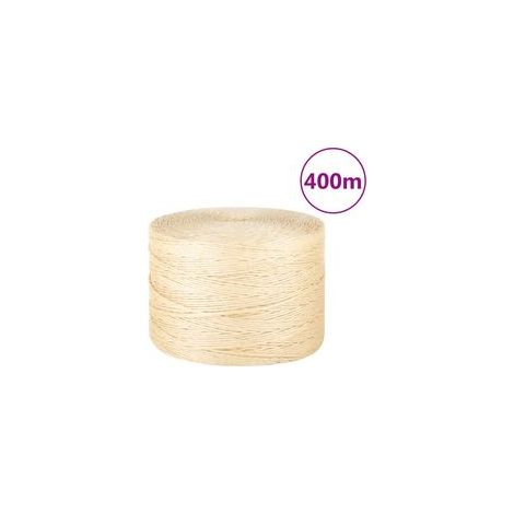 Corda in sisal 100% 3 mm 400 m-Crezuo