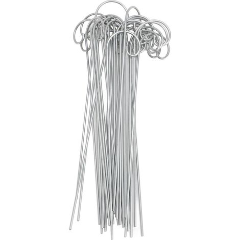30Pcs Plant Label Hooks Holder Stainless Steel Garden Markers Stake Plant Sign for Flower Pot Bonsai 200mm