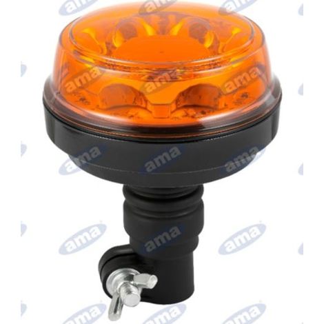Girofaro led base flessibile h 152mm L 119mm macchina agricola semovente  12-24V