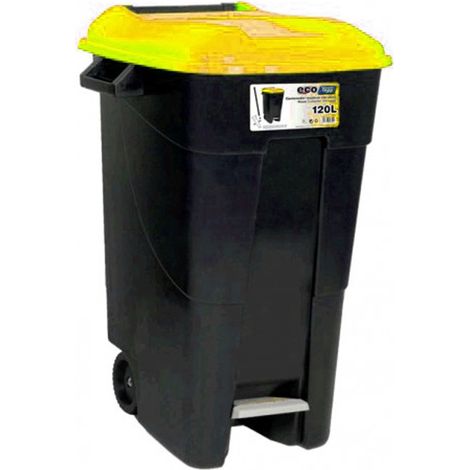 CONTENITORE PEDALE/RUOTA T GIALLO