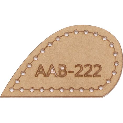 Acrylic Template Durable Transparent Clear DIY Keychain Pendant Stencil for Decorative Pendant Craft Quilting (1/5)