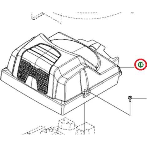 TAPA DE TRANSMISIÓN 578261305 ORIGINAL HUSQVARNA