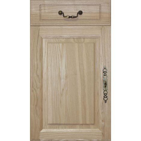 Gd Menuiseries – Porte de cuisine florale en panneau de fibre H700 x L600 – 1 porte + 1 tiroir – Quincaillerie fournie – Trous pré-percés pour installation - H700xl600