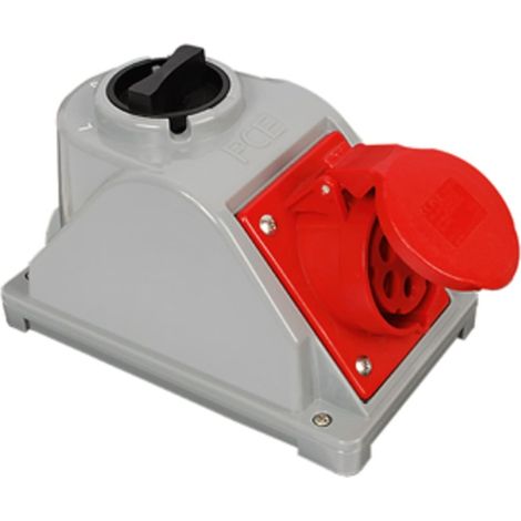 Prise murale CEE 16A 400V avec inverseur 960615501