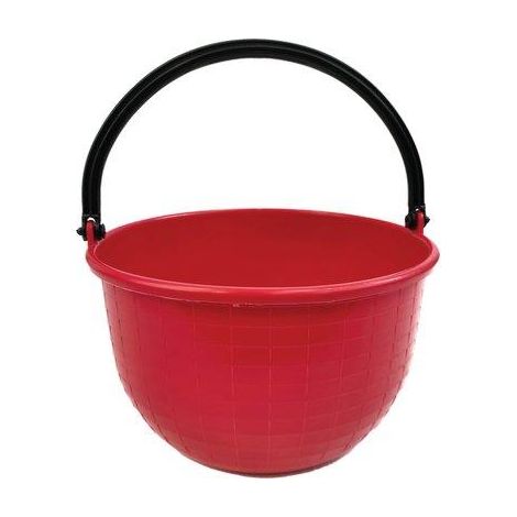 CESTA RACCOLTA TONDA - PPL ROSSO LT 14- 4 pezzi