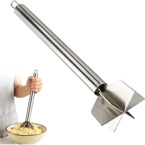 Hachoir à bœuf haché Poignée Confortable et Multifonctionnelle à 6 Lames Hachoir À Viande 28 cm Pour Préparation De Hamburgers Pour Pique-Nique, Cuisson, Avocat, Dinde, Légumes, Carottes (1/5)