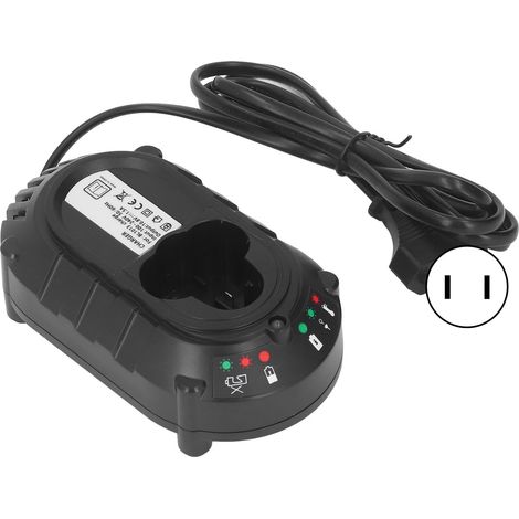 Chargeur batterie lithium 100‑240V, adaptateur ABS PC pour BL1013 BL1014, prise américaine (1/5)