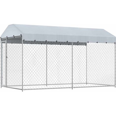 Maison Exclusive - Canile da Esterno con Tetto 382x192x225 cm (1/5)