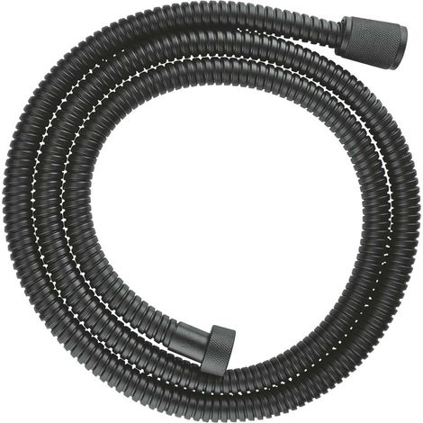 Grohe - Manguera de ducha VitalioFlex Metal Long-Life 1,5 m, negro 27502KS1 (1/5)