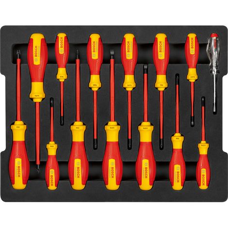 Bosch PRO Combo Kit VDE Screwdriver Set mixed 14pc 1600A02NF9 (1/4)