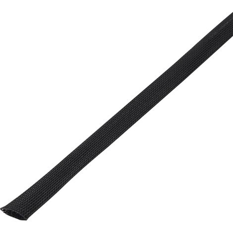 TRU COMPONENTS 1565451 CBBOX3037-BK Geflechtschlauch Schwarz PET 30 bis 37 mm 5 m