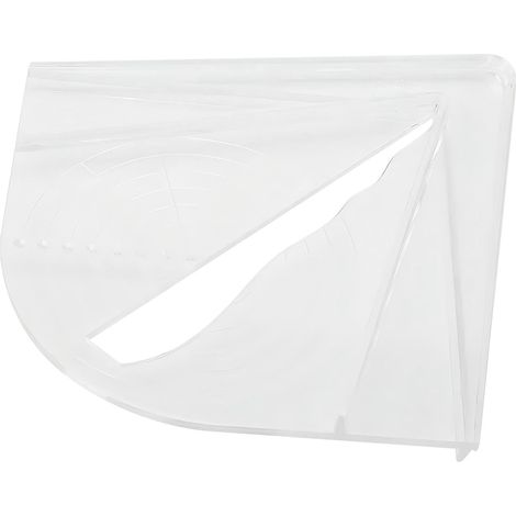 Center Finder - Plastic Center Finder for Square Round Octagon Sexangle Woodwork Tool (1/5)