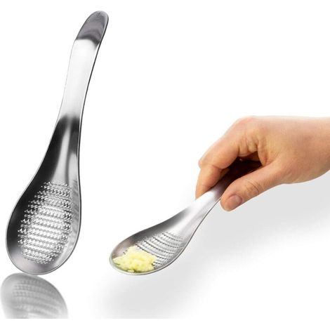 Râpe en Acier Inoxydable de Qualité Supérieure Pour Gingembre, Ail, Parmesan, Citron, Curcuma, Wasabi et Épices (1/5)
