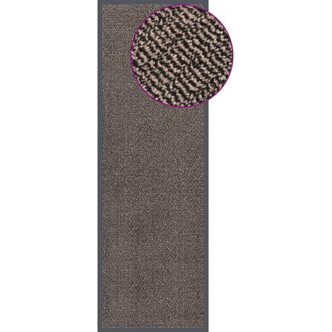 Paillasson d'entrée, Tapis de Porte,Tapis Entrée Intérieur touffeté 60x180 cm Marron foncé MKS38999 (1/5)