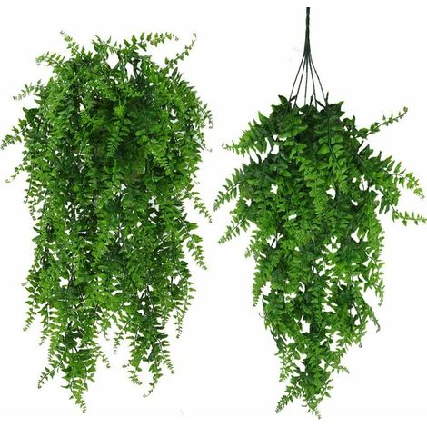 Verdure de plantes artificielles , Lierre vigne Faux Plantes Vignes ,pour les fournitures de décorations de fête Safari Jungle (2 pièces-33,5 po)-Ensoleillé (1/4)