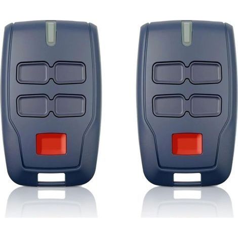 2 pièces Télécommande pour portail BFT MITTO B RCB4,433.92Mhz 4 boutons 4 canaux Bleu Rolling Code pour Rolling BFT MITTO B RCB04 R1 CLEAR ICE RCB02 VINEYARD (1/4)