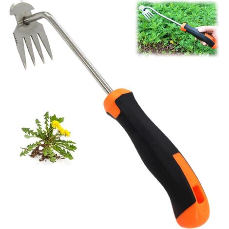 Manual Weeder, Weeding Tool, Hand Weeder Tools, Gardening Tools with Handle, Weeding Tools, Weed Puller Gardening, Manual Weeding Tool. (1/5)