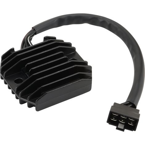 Compatible with Kawasaki ZX600 / ZX-6R (1998-1999) 6-pin rectifier voltage regulator, charging system regulator, original factory code 21066-1099, motorcycle rectifier.