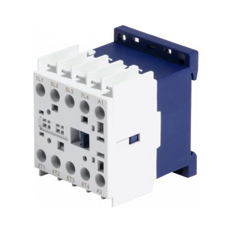 Contacteur à clé 4 pôles NO 20A – Alimentation 230V – Montage sur rail DIN – Norme EN60947-1 – Certification CE – Nalto (1/3)
