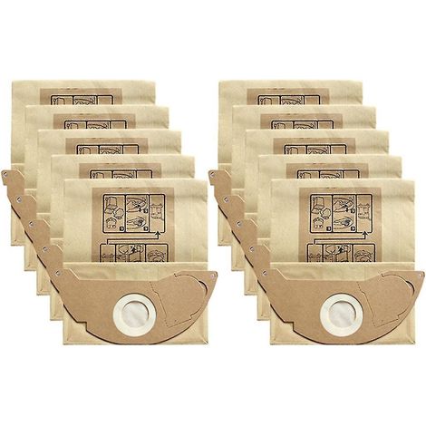 Luftstaubfilterbeutel für Kärcher HEPA-Filter WD2250 WD3.200 MV2 MV3 (1/4)