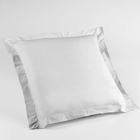 Taie d'oreiller Biolina en coton biologique blanc 63x63 (1/5)