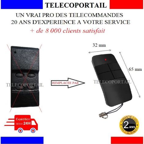 TELECOMMANDE ETDOOR COMPATIBLE THOR, MAGUISA, PORTE DE GARAGE TURIA PARIS ... (1/4)