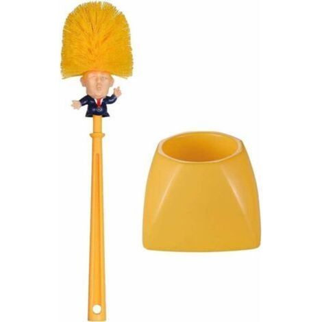 Brosse WC Trump Make Your Toilet Great Again Balai de Toilettes Donald Trump Brosse de Toilette Humoristique Idée Cadeau Insolite Secret Santa Humour Fun (1/5)
