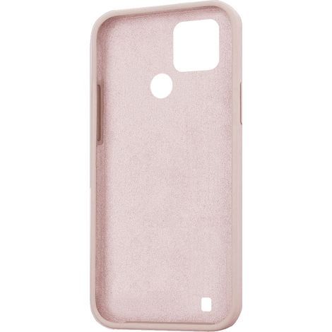 Set di custodie in silicone Lite per Realme C21Y / C25Y, rosa + vetro (1/5)