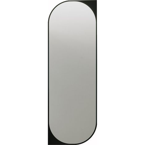 Specchio Burgio, Forma Rettangolare, Tipologia a Parete, Colore Struttura Trasparente, 52x152h cm Nero