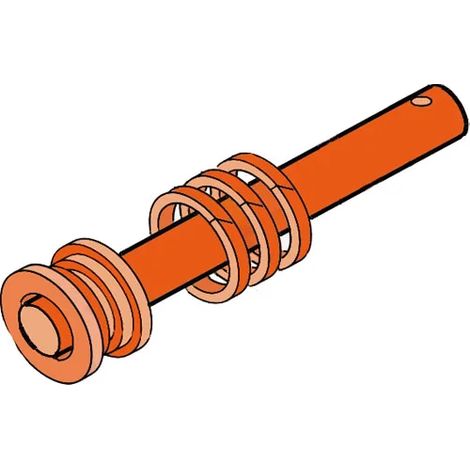 Pistone Ribadito Per Motore 422 Ricambio Originale FAAC 4350085 (1/3)