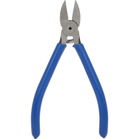 Diagonalschneider aus Chrom-Vanadium-Stahl, Handwerkzeug zum Schneiden von elektrischen Kabeln und Drähten, 12,7 cm, ergonomischer Griff. (1/5)