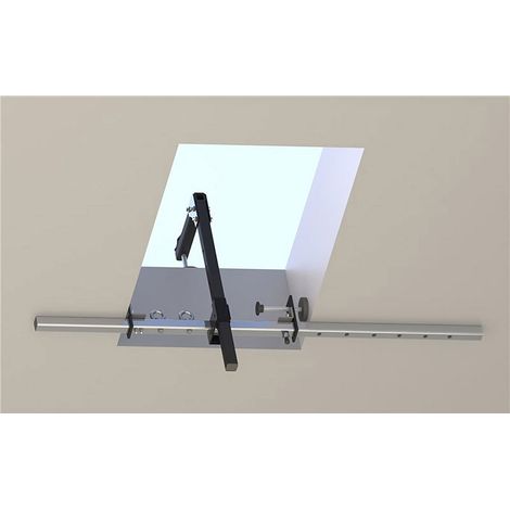 Echelle Direct – Barre d'ancrage pour fenêtres de toit – Fixation en acier pour pente de toit – Charge maximale 1325 kg – Installation rapide pour 2 utilisateurs - FA6001500