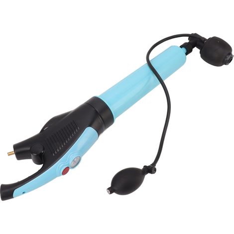 Déboucheur de toilettes pneumatique manuel avec têtes amovibles, outil de nettoyage haute pression pour salle de bain, cuisine et baignoire. (1/5)