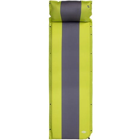 NC4349 Matelas autogonflant vert-gris avec oreiller Nils Camp (1/5)