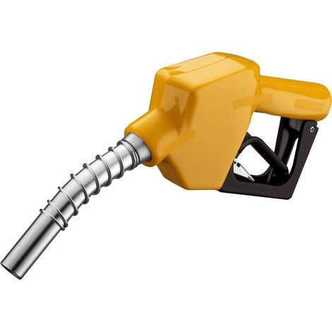 Wiltec Pistolet de distribution avec système d arrêt automatique Raccord 24 mm 1 pouce DN20 Débit 120 litres par minute Pour pompage et transvasement de diesel et fioul (1/5)