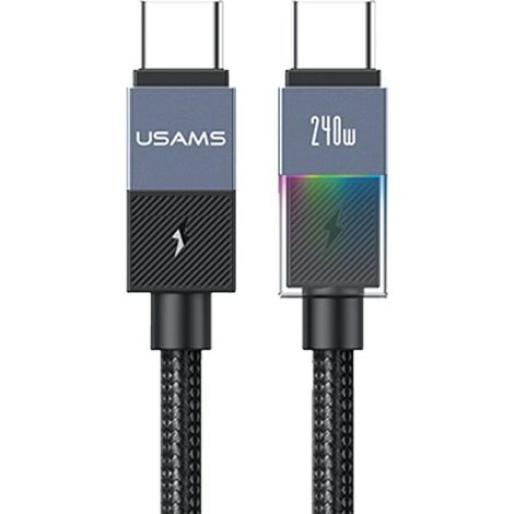 Cavo Usams SJ777 PD 240W USB-C/USB-C 1,2 m antiossidante (1/4)