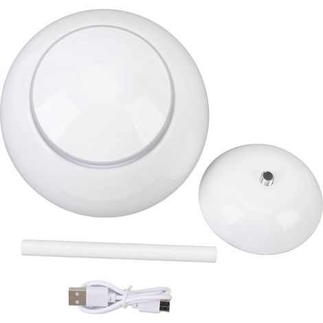Bud Retro Kabellose, wiederaufladbare Tischleuchte mit stufenloser Dimmfunktion per Touch für Wohnzimmer und Büro, Eisen (1/4)
