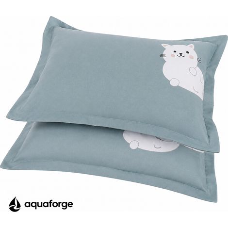 Almofada para Dormir Algodão Respirável Capa Removível 60 x 40 cm (1/5)