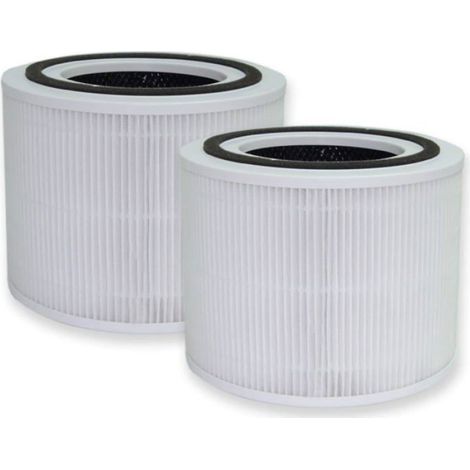 Lot de 2 filtres HEPA de rechange 3-en-1 compatibles avec le purificateur d'air LEVOIT Core 300 - Pièce Core 300-RF (1/4)