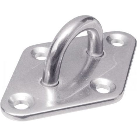 Pontet à platine Losange 50X80 Inox A4-1 pièce