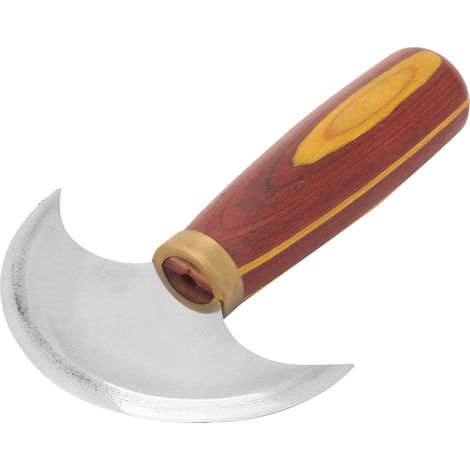 Outil de finition en acier rapide pour le travail du cuir, couteau rond pour couper et parer le cuir (1/5)