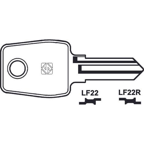 Chiavi per cilindri l&f 5 spine piccole - lf22r sx