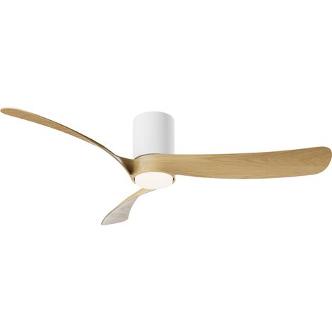 Ventilateur, NEMO II M, Ventilateur plafond LED Bois en Metal, MANTRA