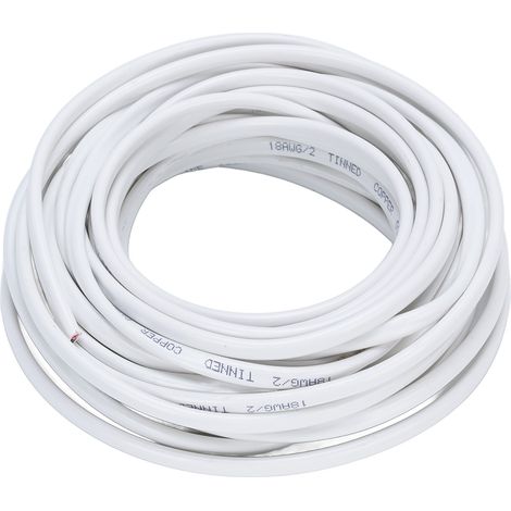 Ortviai Câble électrique marin 18 AWG 30 m 600 V en cuivre OFC haute conductivité, isolé PVC résistant aux intempéries (1/5)