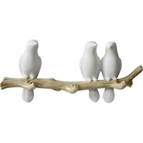 QORVA
-Patère, Patère Ornamental-3 oiseaux,de