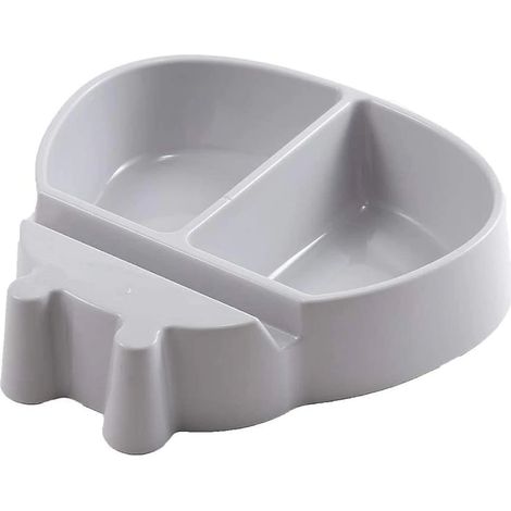 Plat décoratif coccinelle servant de support pour téléphone et de vide-poches, bonbonnière et coupe à fruits pratique, bol en plastique réutilisable, gris (1/4)